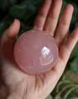 Rose quartz sphere 2