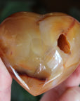 Carnelian heart 10