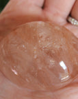 Hematoid quartz pocket stone 4
