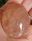 Hematoid quartz pocket stone 4
