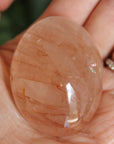 Hematoid quartz pocket stone 4