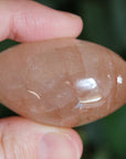 Hematoid quartz pocket stone 4