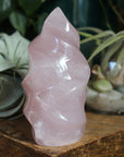 Rose quartz flame 3