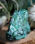 Semi polished malachite 13