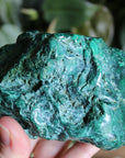 Semi polished malachite 13