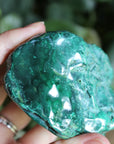 Semi polished malachite 13