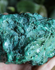 Semi polished malachite 13