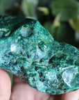 Semi polished malachite 13