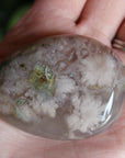 Flower agate pocket stone 8