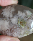 Flower agate pocket stone 8