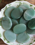 Green aventurine pocket stone