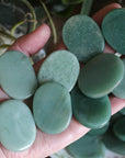 Green aventurine pocket stone