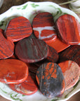 Red jasper pocket stone