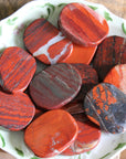 Red jasper pocket stone