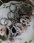 Oco geode half keychain