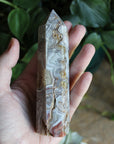 Crazy lace agate tower 5