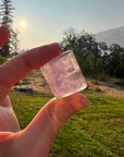 Pink kunzite reserved for Chloe