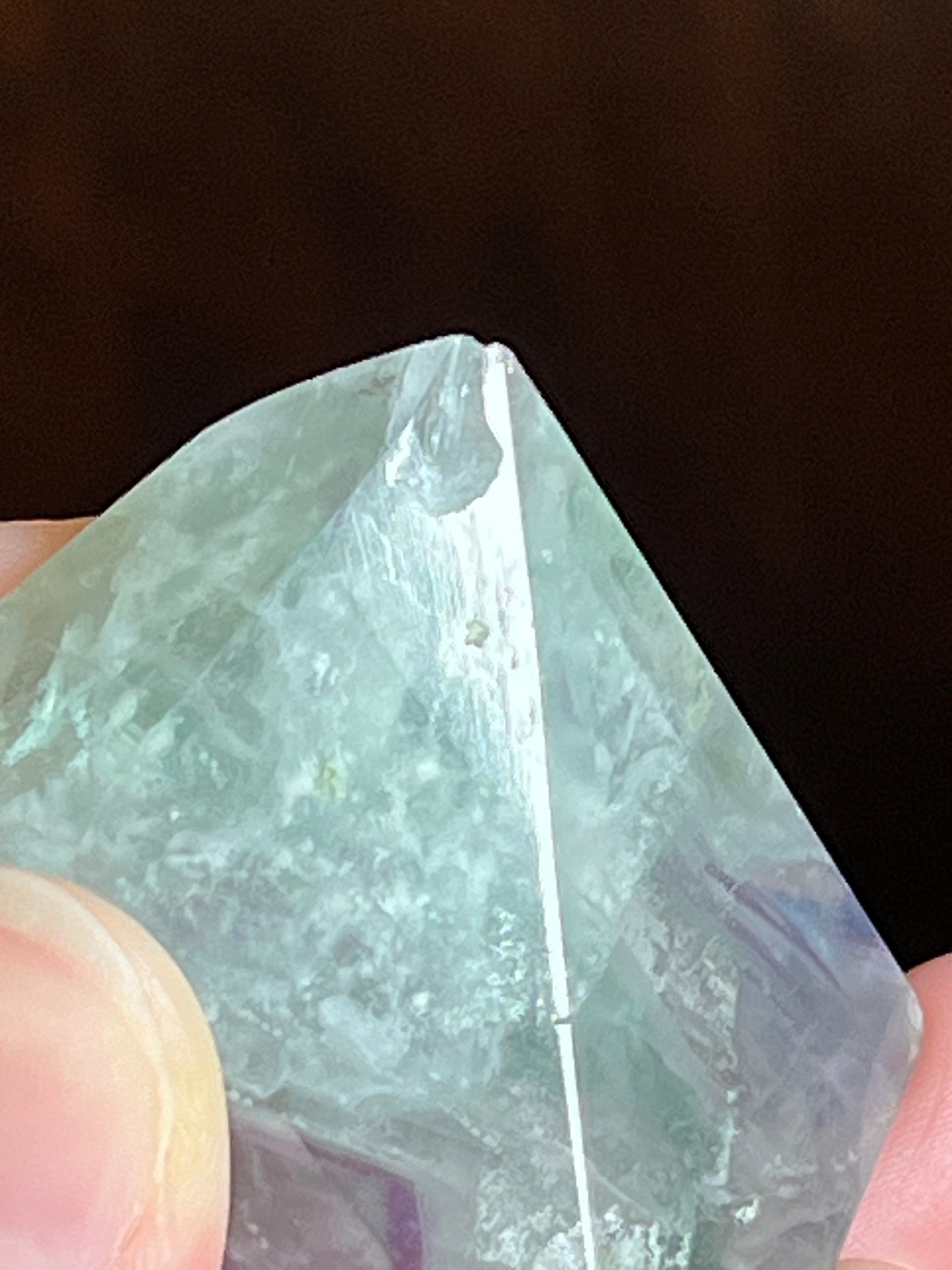 Rainbow fluorite free form 4 new