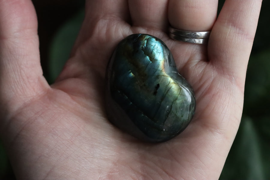 Labradorite heart 16