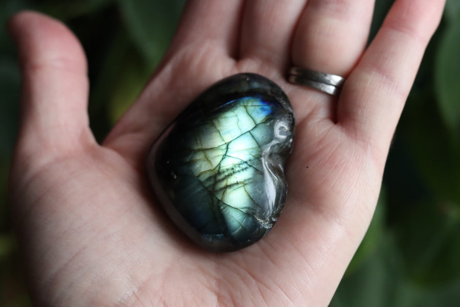 Labradorite heart 18 new