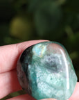 Large rainbow fluorite tumbled stone 14