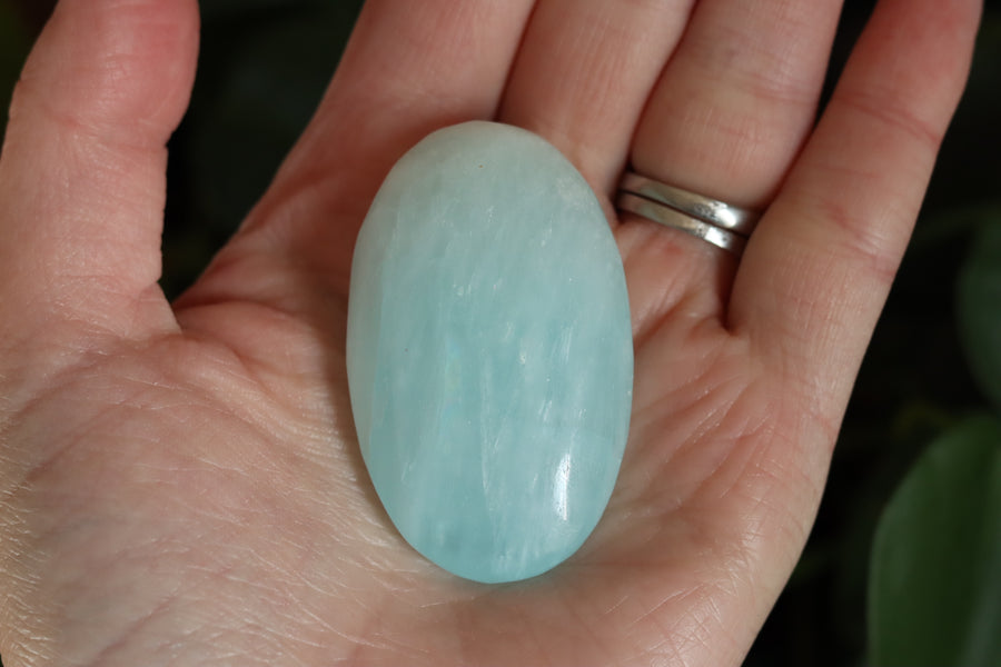 Caribbean calcite pocket stone 1 new
