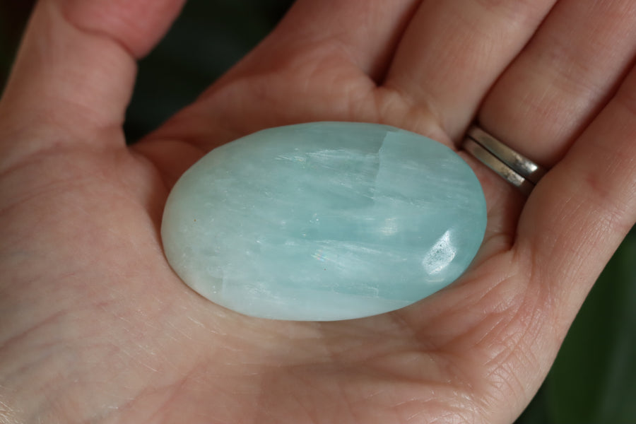 Caribbean calcite pocket stone 1 new