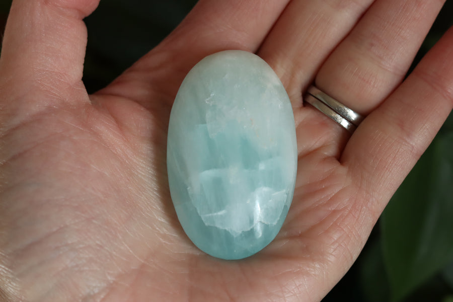 Caribbean calcite pocket stone 1 new
