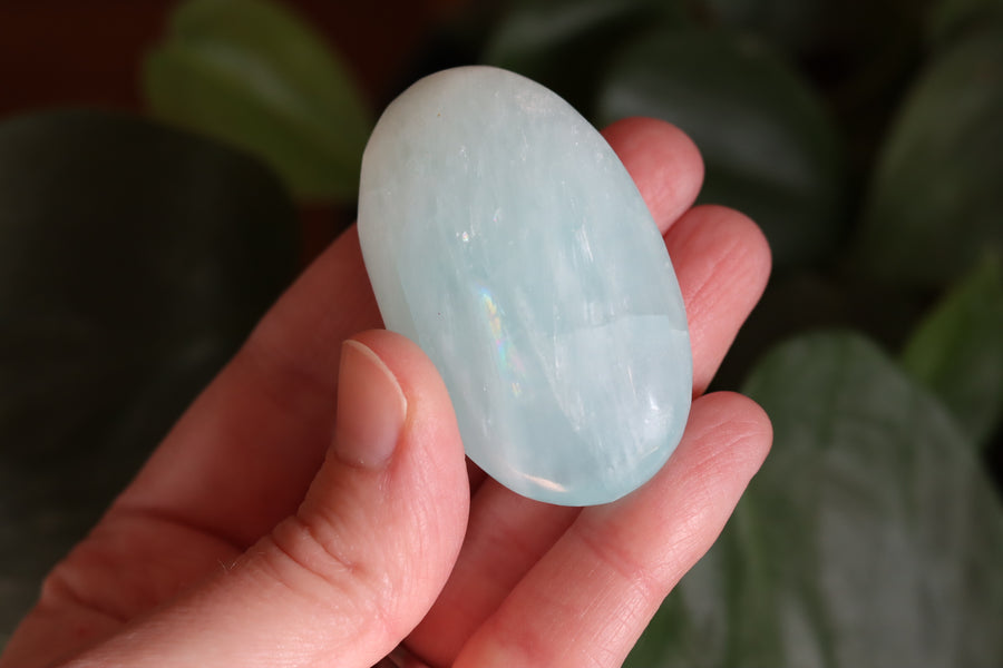 Caribbean calcite pocket stone 1 new