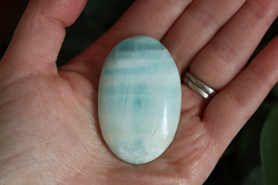 Caribbean calcite pocket stone 2 new