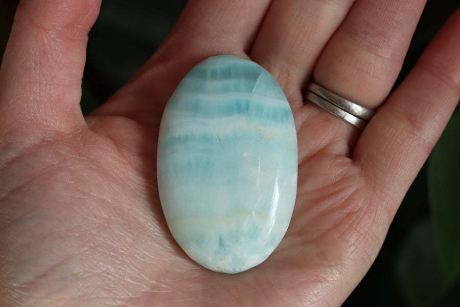 Caribbean calcite pocket stone 2 new