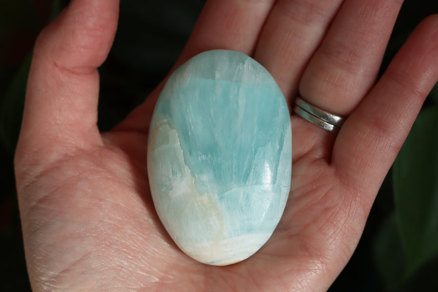 Caribbean calcite pocket stone 3 new