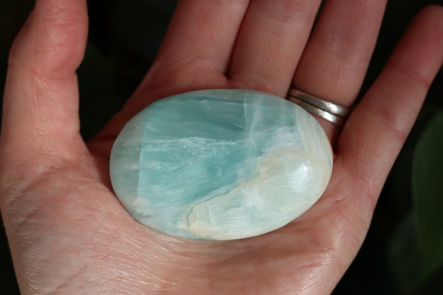 Caribbean calcite pocket stone 3 new