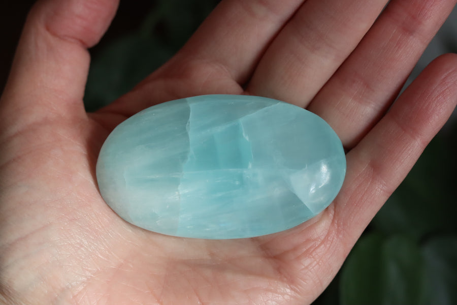 Caribbean calcite pocket stone 4 new