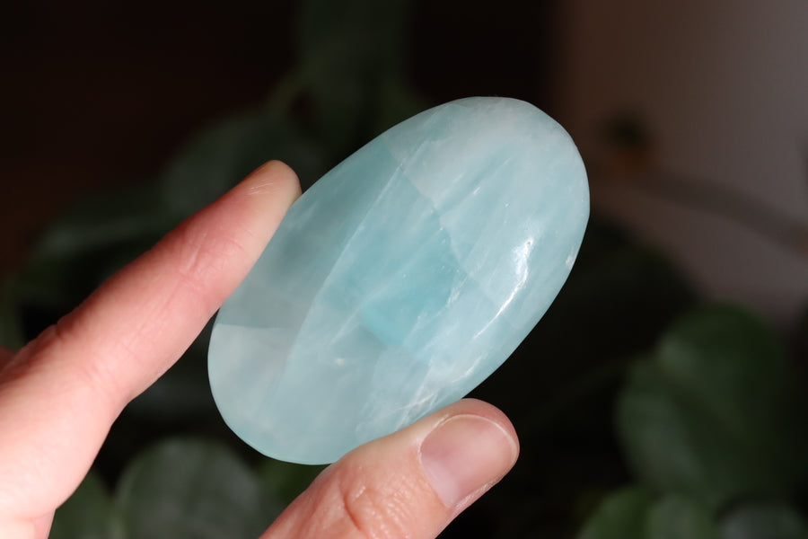 Caribbean calcite pocket stone 4 new