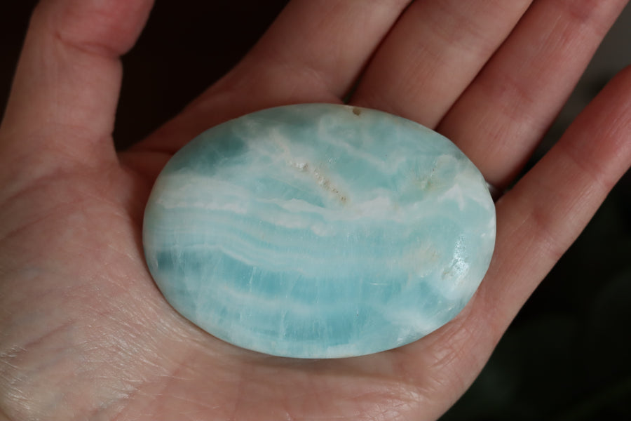 Caribbean calcite pocket stone 5 new