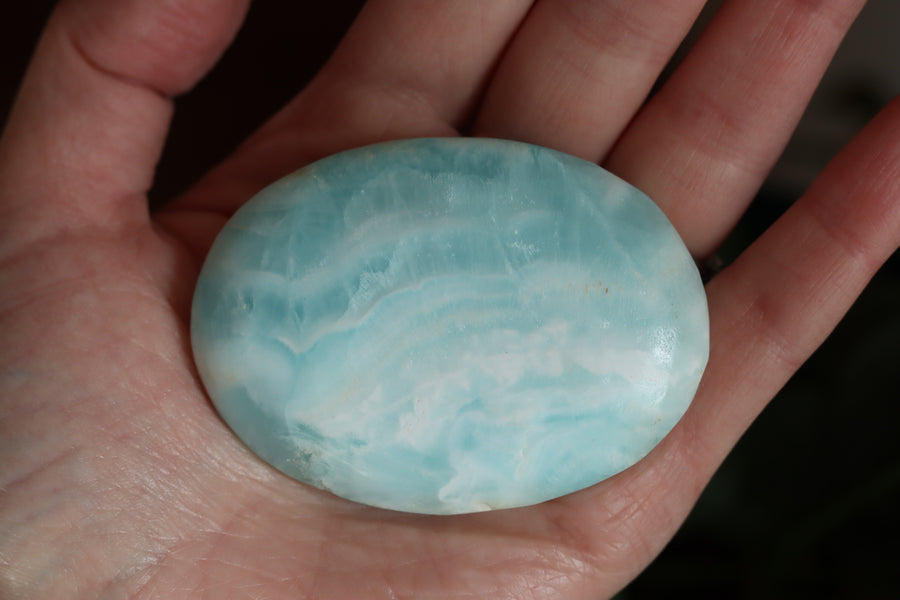Caribbean calcite pocket stone 5 new