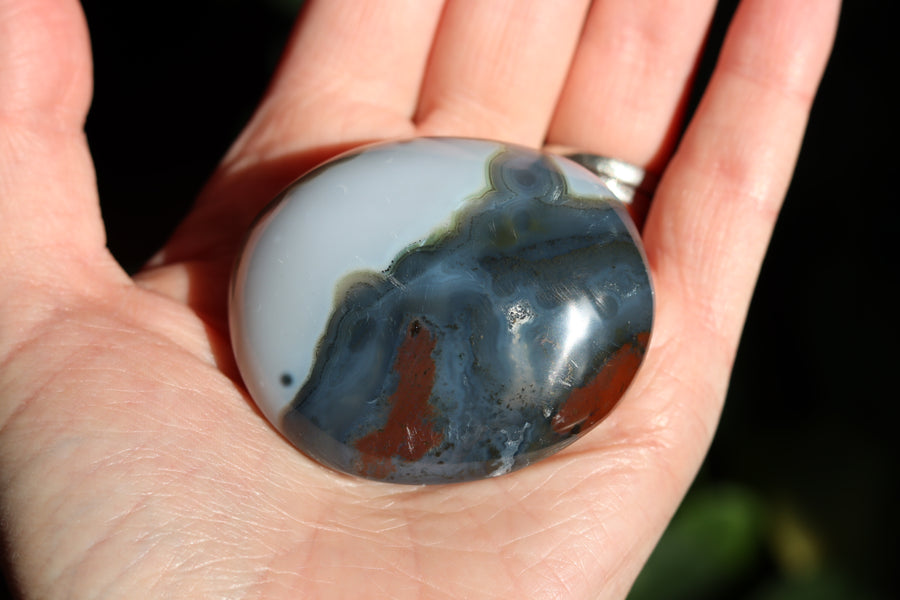 8th vein ocean jasper pocket stone 23