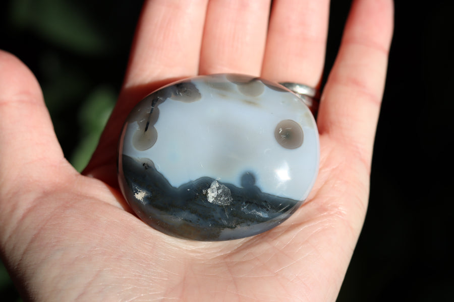 8th vein ocean jasper pocket stone 23