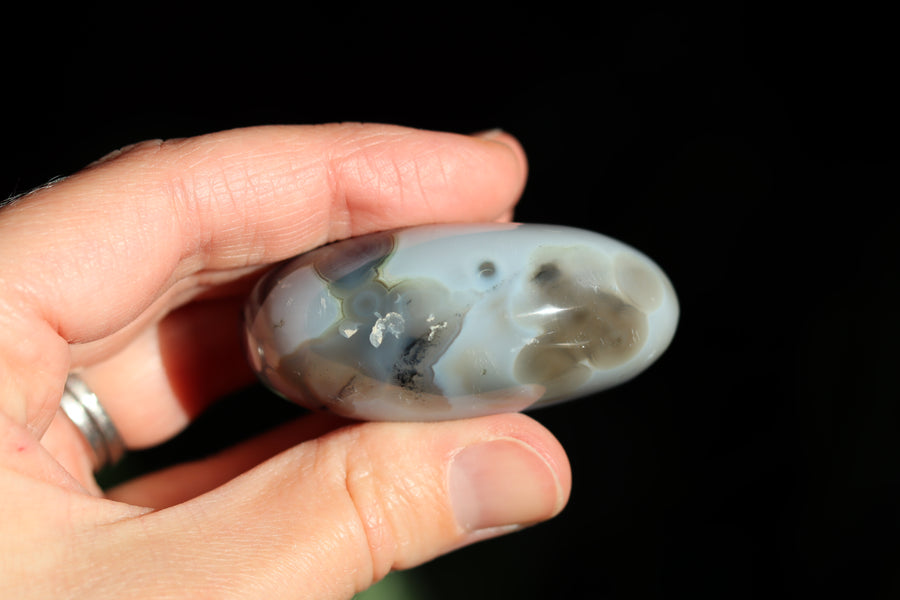 8th vein ocean jasper pocket stone 23