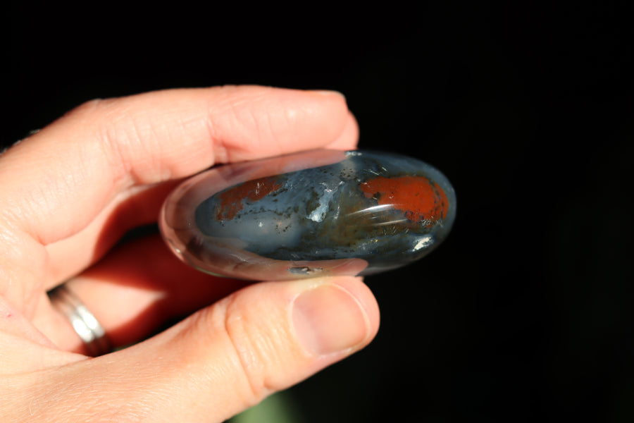 8th vein ocean jasper pocket stone 23