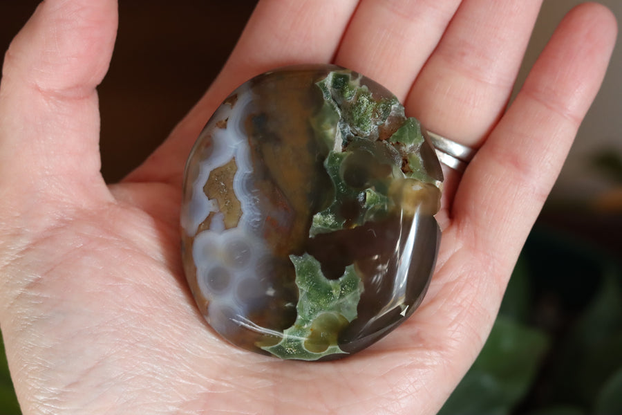 8th vein ocean jasper pocket stone 24 new