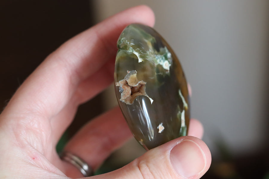 8th vein ocean jasper pocket stone 24