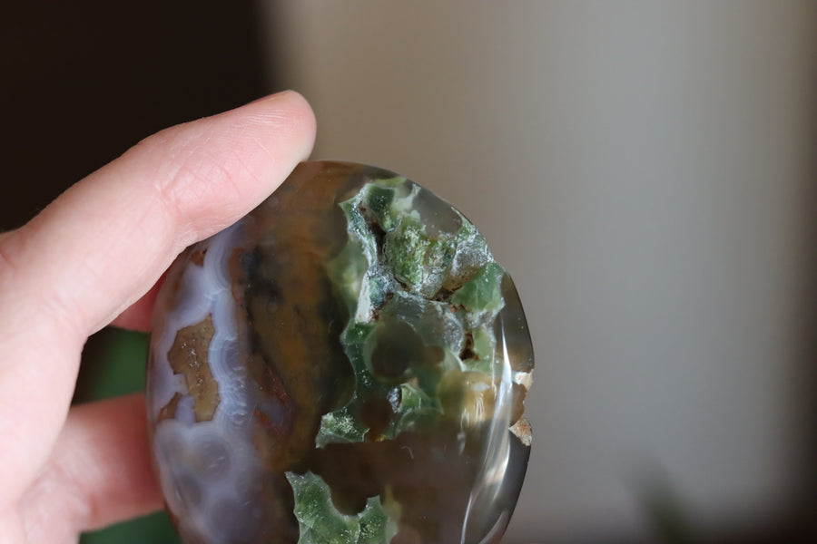 8th vein ocean jasper pocket stone 24