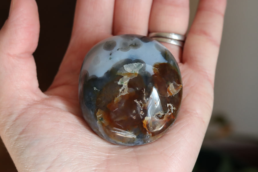 8th vein ocean jasper pocket stone 25 new