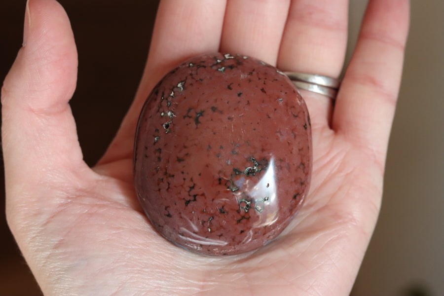 8th vein ocean jasper pocket stone 26