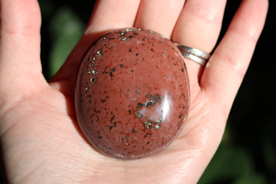 8th vein ocean jasper pocket stone 26