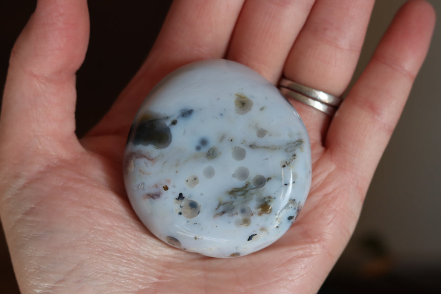 8th vein ocean jasper pocket stone 27