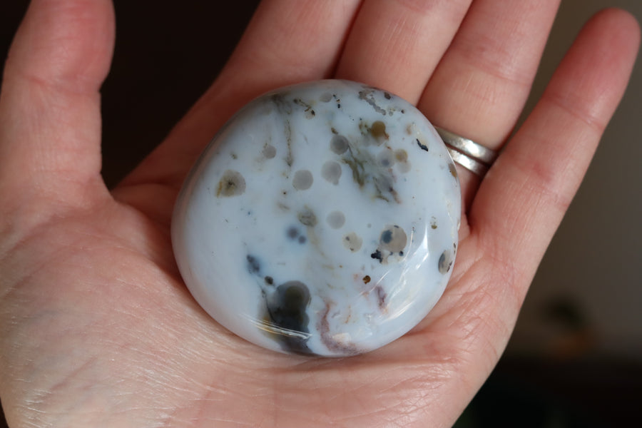 8th vein ocean jasper pocket stone 27