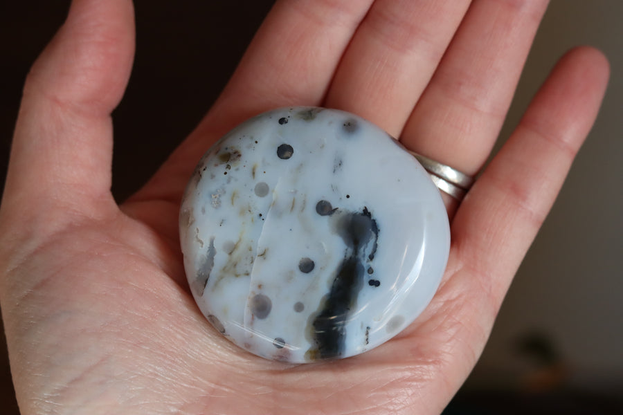 8th vein ocean jasper pocket stone 27